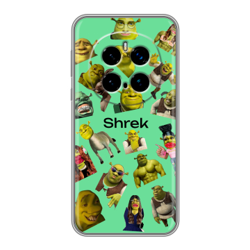 Силиконовый чехол на Honor Magic 7 Pro с принтом Шрек Shrek