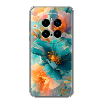 Силиконовый чехол на Honor Magic 7 Pro с принтом Цветы