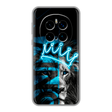 Силиконовый чехол на Honor Magic 7 Pro с принтом Король лев