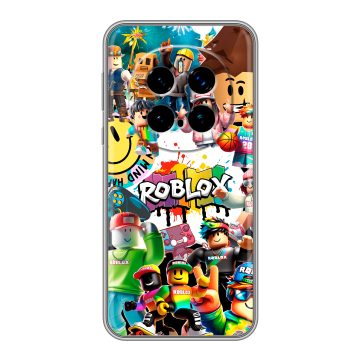 Силиконовый чехол на Honor Magic 7 Pro с принтом Roblox Роблокс