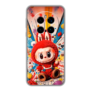 Силиконовый чехол на Honor Magic 7 Pro с принтом Labubu Лабубу