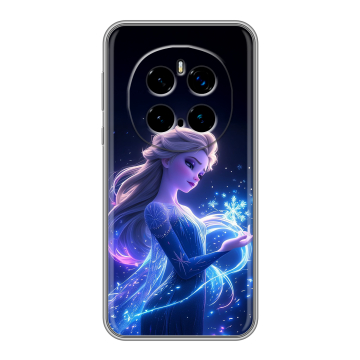 Силиконовый чехол на Honor Magic 7 Pro с принтом Холодное сердце Frozen