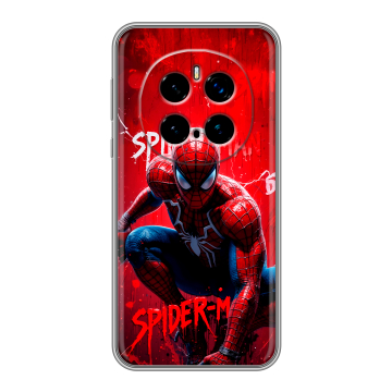 Силиконовый чехол на Honor Magic 7 Pro с принтом Spiderman Человек паук