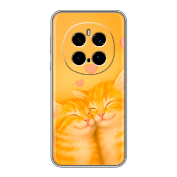 Силиконовый чехол на Honor Magic 7 Pro с принтом Милые котята