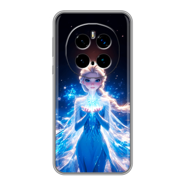 Силиконовый чехол на Honor Magic 7 Pro с принтом Холодное сердце Frozen