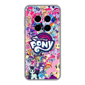 Силиконовый чехол на Honor Magic 7 Pro с принтом My little pony Дружба чудо