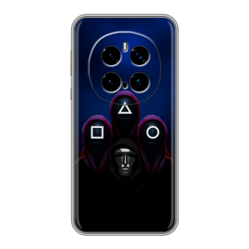 Силиконовый чехол на Honor Magic 7 Pro с принтом Игра Кальмара