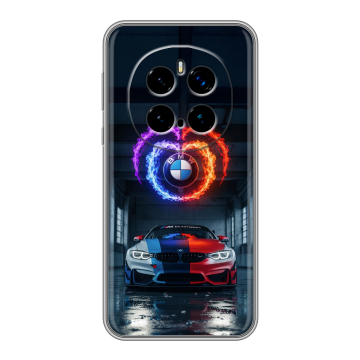 Силиконовый чехол на Honor Magic 7 Pro с принтом BMW БМВ