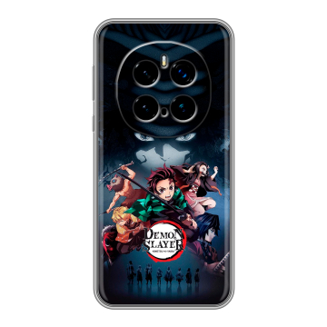 Силиконовый чехол на Honor Magic 7 Pro с принтом Demon Slayer Клинок рассекающий демонов Силиконовый чехол на Honor Magic 7 Pro с принтом Demon Slayer Клинок рассекающий демонов