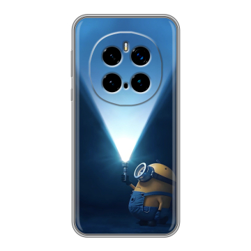Силиконовый чехол на Honor Magic 7 Pro с принтом Миньоны