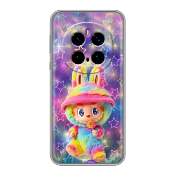 Силиконовый чехол на Honor Magic 7 Pro с принтом Labubu Лабубу