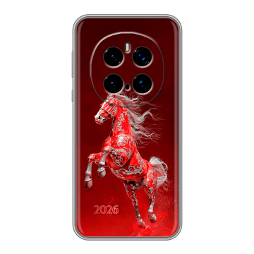 Силиконовый чехол на Honor Magic 7 Pro с принтом Новый год