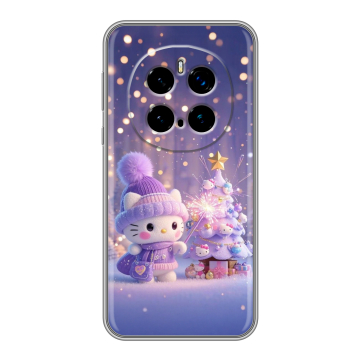 Силиконовый чехол на Honor Magic 7 Pro с принтом Новый год