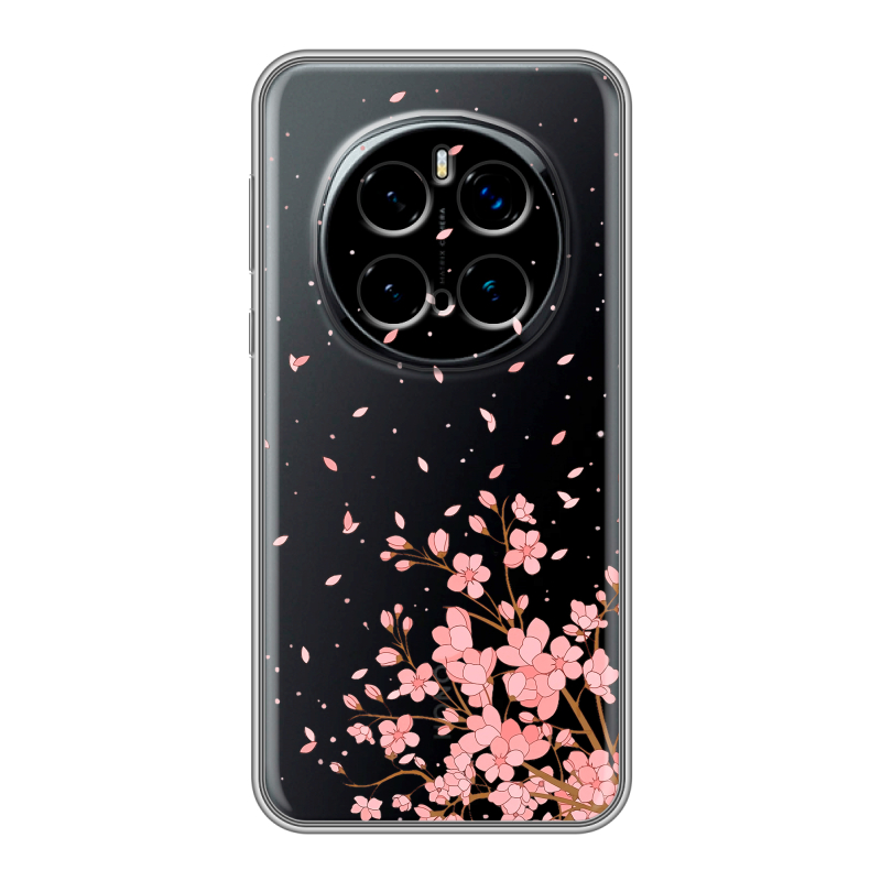 Силиконовый чехол на Honor Magic 7 Pro с принтом Ветка сакуры Силиконовый чехол на Honor Magic 7 Pro с принтом Ветка сакуры