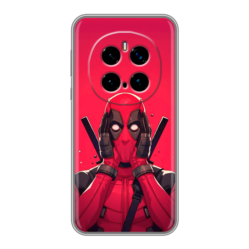Силиконовый чехол на Honor Magic 7 Pro с принтом Дедпул Deadpool Силиконовый чехол на Honor Magic 7 Pro с принтом Дедпул Deadpool