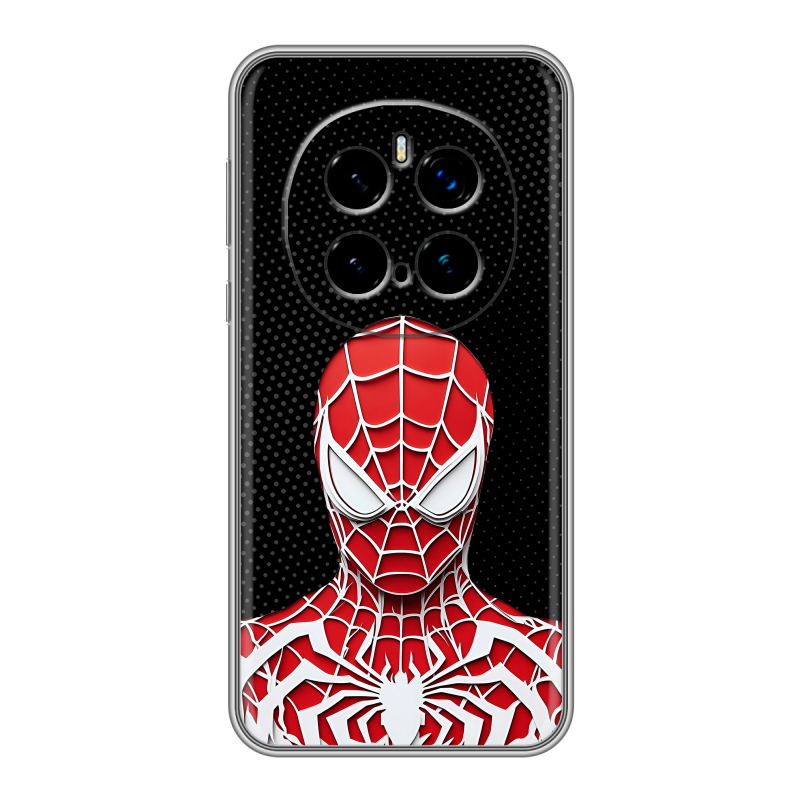 Силиконовый чехол на Honor Magic 7 Pro с принтом человек паук spiderman Силиконовый чехол на Honor Magic 7 Pro с принтом человек паук spiderman