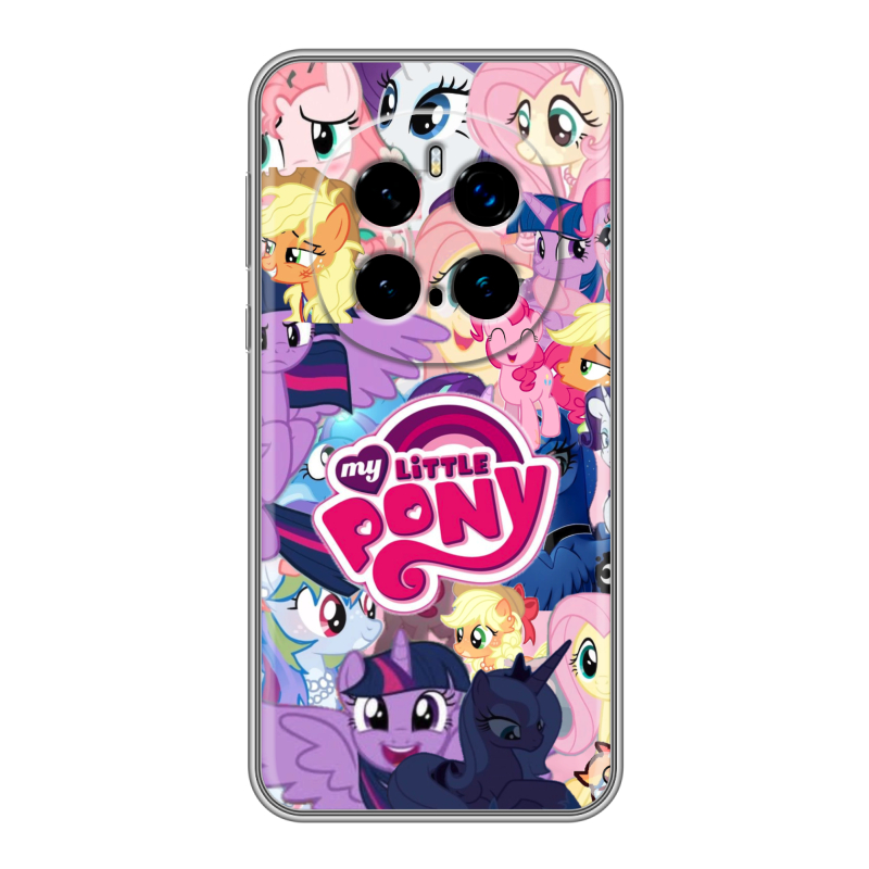 Силиконовый чехол на Honor Magic 7 Pro с принтом My little pony Дружба чудо Силиконовый чехол на Honor Magic 7 Pro с принтом My little pony Дружба чудо