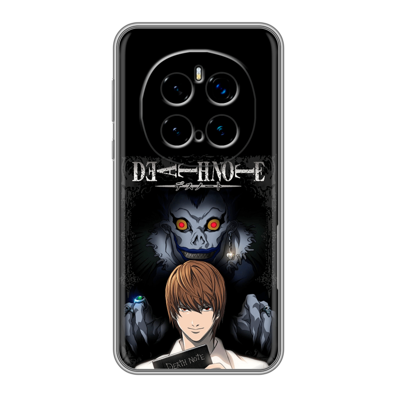 Силиконовый чехол на Honor Magic 7 Pro с принтом Death note Тетрадь смерти Силиконовый чехол на Honor Magic 7 Pro с принтом Death note Тетрадь смерти