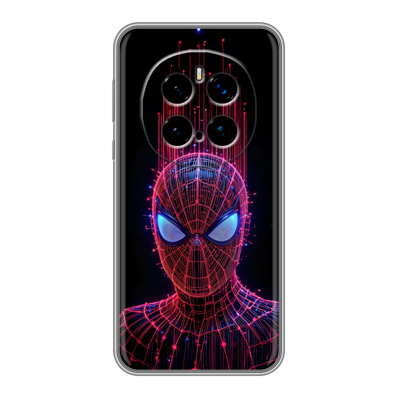 Силиконовый чехол на Honor Magic 7 Pro с принтом Spiderman Человек паук Силиконовый чехол на Honor Magic 7 Pro с принтом Spiderman Человек паук