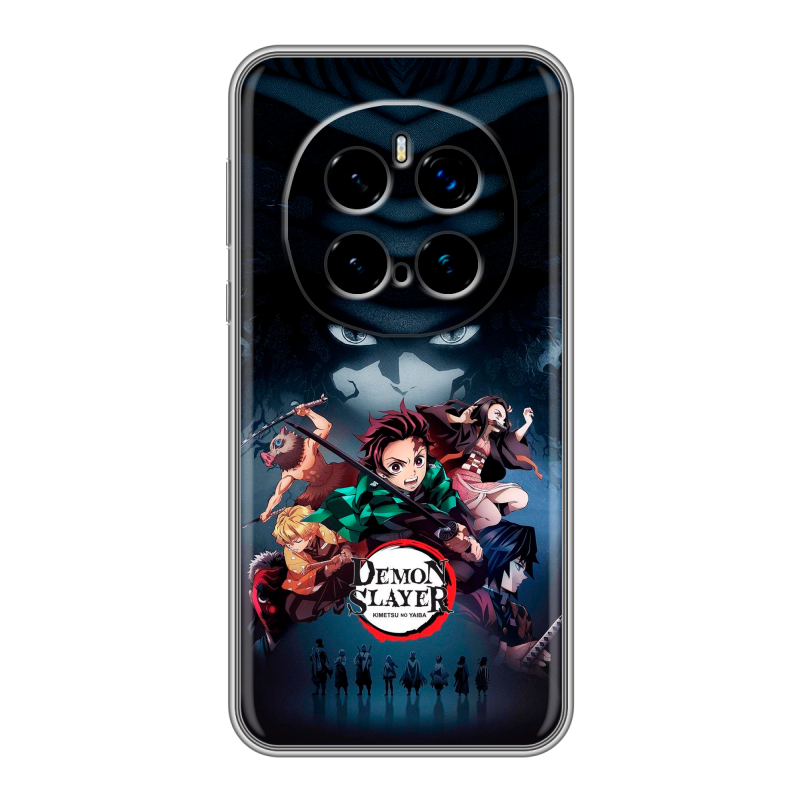 Силиконовый чехол на Honor Magic 7 Pro с принтом Demon Slayer Клинок рассекающий демонов Силиконовый чехол на Honor Magic 7 Pro с принтом Demon Slayer Клинок рассекающий демонов
