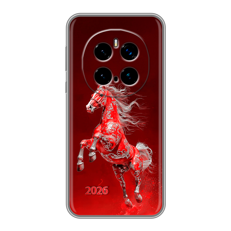 Силиконовый чехол на Honor Magic 7 Pro с принтом Новый год Силиконовый чехол на Honor Magic 7 Pro с принтом Новый год