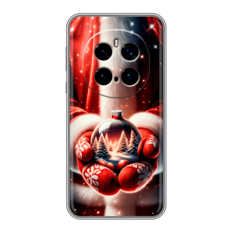 Силиконовый чехол на Honor Magic 7 Pro с принтом Новый год Силиконовый чехол на Honor Magic 7 Pro с принтом Новый год
