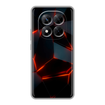Силиконовый чехол на Xiaomi Redmi Note 14 Pro 5G с принтом Яркие абстракции Силиконовый чехол на Xiaomi Redmi Note 14 Pro 5G с принтом Яркие абстракции