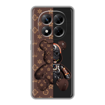 Силиконовый чехол на Xiaomi Redmi Note 14 Pro 5G с принтом Луи робот Силиконовый чехол на Xiaomi Redmi Note 14 Pro 5G с принтом Луи робот