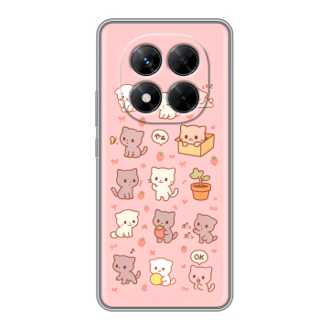 Силиконовый чехол на Xiaomi Redmi Note 14 Pro 5G с принтом Hello Kitty Хелоу Кити Силиконовый чехол на Xiaomi Redmi Note 14 Pro 5G с принтом Hello Kitty Хелоу Кити