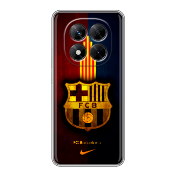 Силиконовый чехол на Xiaomi Redmi Note 14 Pro 5G с принтом Барселона Barcelona Силиконовый чехол на Xiaomi Redmi Note 14 Pro 5G с принтом Барселона Barcelona