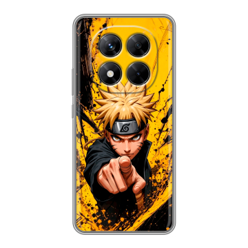 Силиконовый чехол на Xiaomi Redmi Note 14 Pro 5G с принтом Naruto Наруто Силиконовый чехол на Xiaomi Redmi Note 14 Pro 5G с принтом Naruto Наруто
