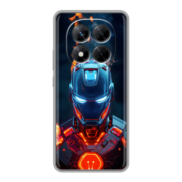 Силиконовый чехол на Xiaomi Redmi Note 14 Pro 5G с принтом IronMan Железный человек Силиконовый чехол на Xiaomi Redmi Note 14 Pro 5G с принтом IronMan Железный человек