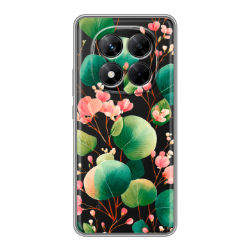 Силиконовый чехол на Xiaomi Redmi Note 14 Pro 5G с принтом женский