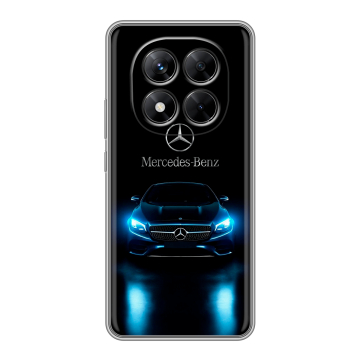 Силиконовый чехол на Xiaomi Redmi Note 14 Pro 5G с принтом Mercedes Мерседес Силиконовый чехол на Xiaomi Redmi Note 14 Pro 5G с принтом Mercedes Мерседес