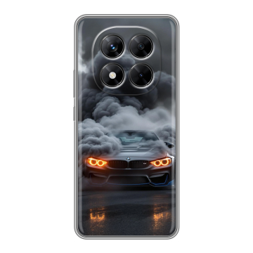 Силиконовый чехол на Xiaomi Redmi Note 14 Pro 5G с принтом BMW БМВ Силиконовый чехол на Xiaomi Redmi Note 14 Pro 5G с принтом BMW БМВ
