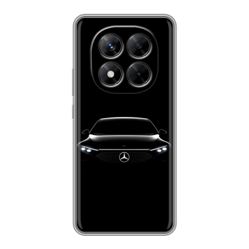 Силиконовый чехол на Xiaomi Redmi Note 14 Pro 5G с принтом Mercedes Мерседес Силиконовый чехол на Xiaomi Redmi Note 14 Pro 5G с принтом Mercedes Мерседес