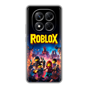 Силиконовый чехол на Xiaomi Redmi Note 14 Pro 5G с принтом Roblox Роблокс Силиконовый чехол на Xiaomi Redmi Note 14 Pro 5G с принтом Roblox Роблокс