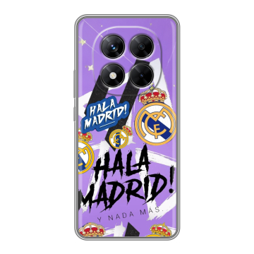 Силиконовый чехол на Xiaomi Redmi Note 14 Pro 5G с принтом Real Madrid Реал Мадрид Силиконовый чехол на Xiaomi Redmi Note 14 Pro 5G с принтом Real Madrid Реал Мадрид