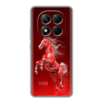 Силиконовый чехол на Xiaomi Redmi Note 14 Pro 5G с принтом Новый год