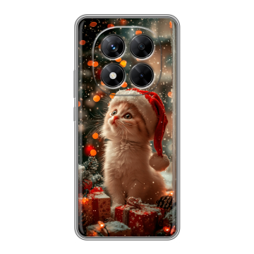 Силиконовый чехол на Xiaomi Redmi Note 14 Pro 5G с принтом Новый год