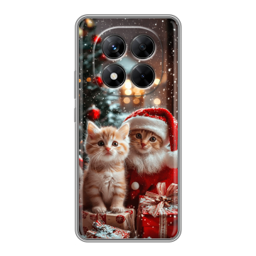 Силиконовый чехол на Xiaomi Redmi Note 14 Pro 5G с принтом Новый год