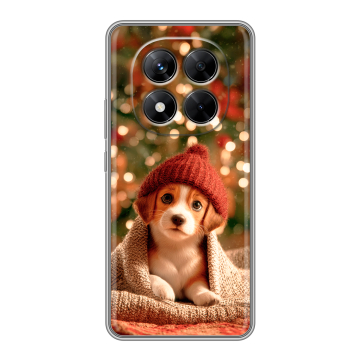 Силиконовый чехол на Xiaomi Redmi Note 14 Pro 5G с принтом Новый год Силиконовый чехол на Xiaomi Redmi Note 14 Pro 5G с принтом Новый год