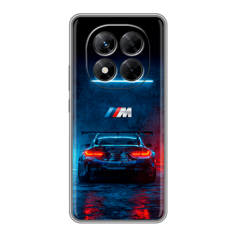 Силиконовый чехол на Xiaomi Redmi Note 14 Pro 5G с принтом BMW БМВ Силиконовый чехол на Xiaomi Redmi Note 14 Pro 5G с принтом BMW БМВ