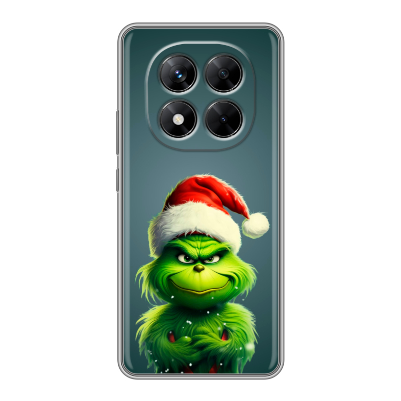 Силиконовый чехол на Xiaomi Redmi Note 14 Pro 5G с принтом Новый год Силиконовый чехол на Xiaomi Redmi Note 14 Pro 5G с принтом Новый год