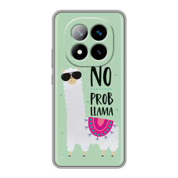 Силиконовый чехол на Xiaomi Redmi Note 14 Pro Plus с принтом Лама Силиконовый чехол на Xiaomi Redmi Note 14 Pro Plus с принтом Лама