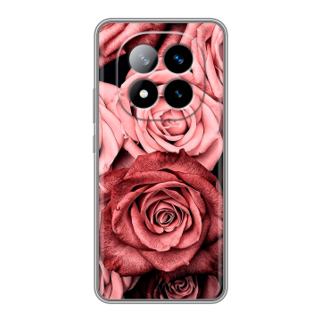 Силиконовый чехол на Xiaomi Redmi Note 14 Pro Plus с принтом Цветы розы Силиконовый чехол на Xiaomi Redmi Note 14 Pro Plus с принтом Цветы розы