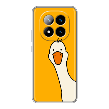 Силиконовый чехол на Xiaomi Redmi Note 14 Pro Plus с принтом Утка