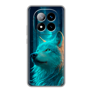 Силиконовый чехол на Xiaomi Redmi Note 14 Pro Plus с принтом бабочки саккура