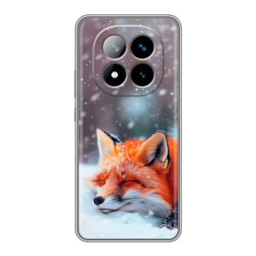 Силиконовый чехол на Xiaomi Redmi Note 14 Pro Plus с принтом лиса