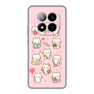 Силиконовый чехол на Xiaomi Redmi Note 14 Pro Plus с принтом Hello Kitty Хелоу Кити Силиконовый чехол на Xiaomi Redmi Note 14 Pro Plus с принтом Hello Kitty Хелоу Кити